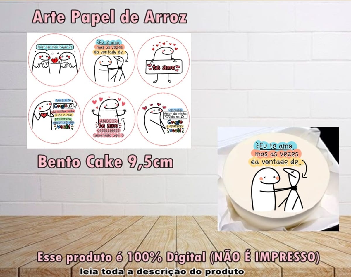 Papel de Arroz Flork Romântico Digital A4 para Scrapbooking 1 Papel de Arroz Flork Romântico Digital A4 para Scrapbooking