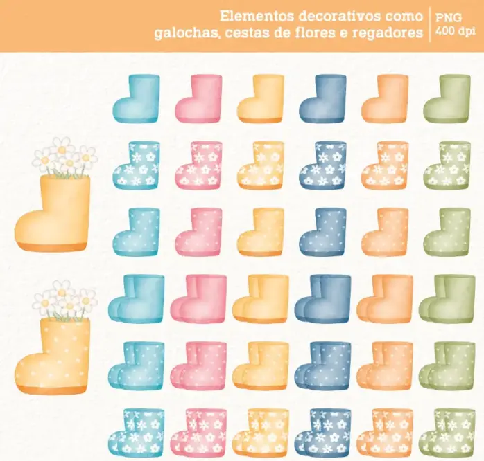 Patinhos Em Aquarela Kit Digital Png Scrapbooking E Crafts 3