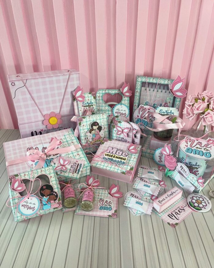 Personalizados Dia das Mães Rosa