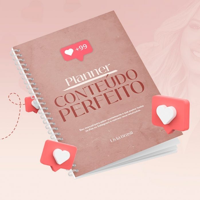 Planejador Conteúdo Perfeito Lívia Brasil Planner Digital