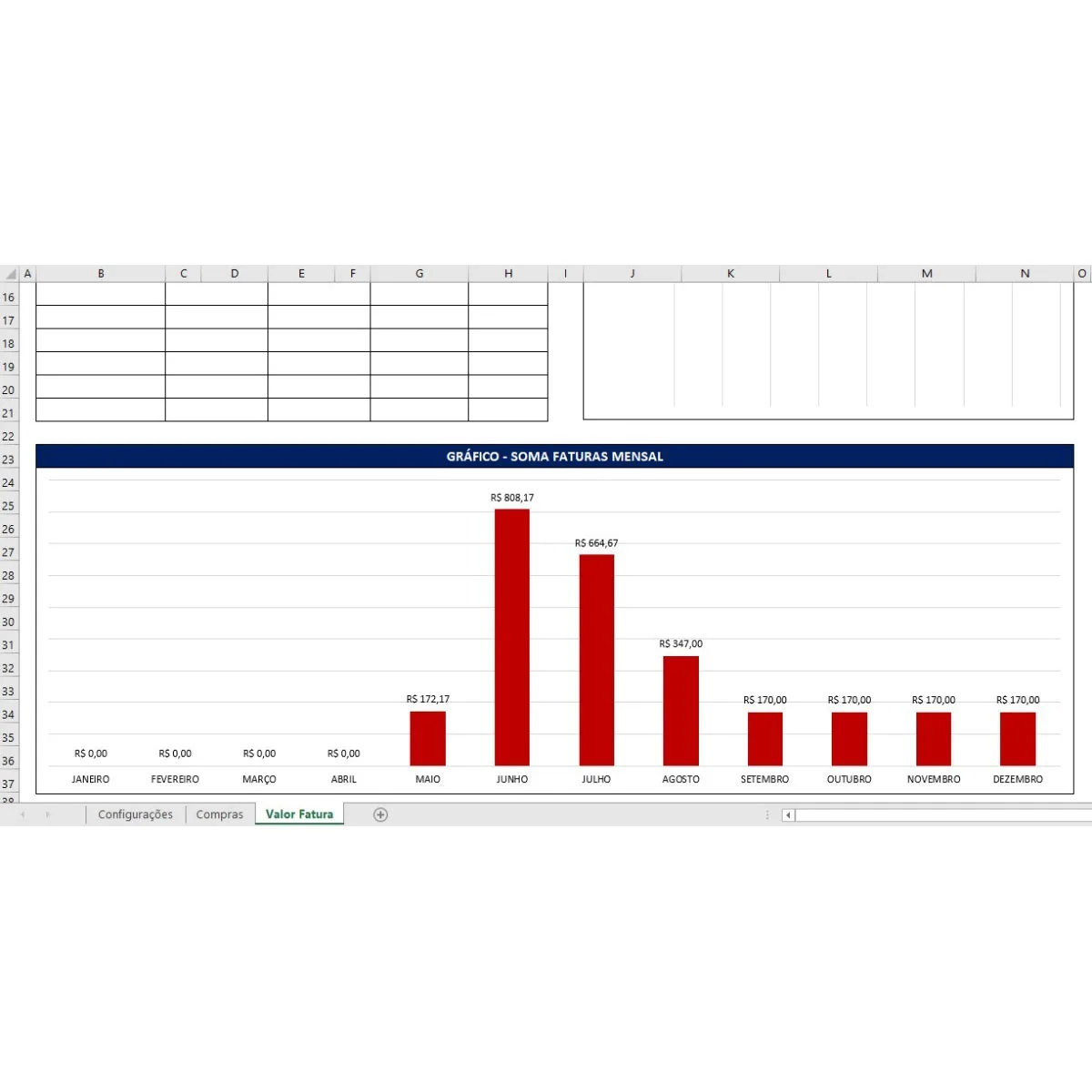 Planilha Excel Finanças Pessoais + Cartão de Crédito 5 Planilha Conciliação Cartão de Crédido Simples e Pática