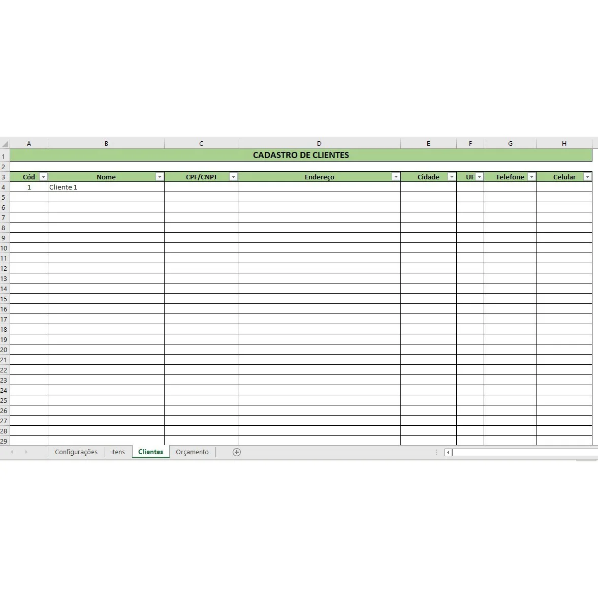 Planilha Modelo Orçamento Serviços e Produtos Em Excel 3 Planilha Modelo Orçamento Serviços e Produtos Em Excel