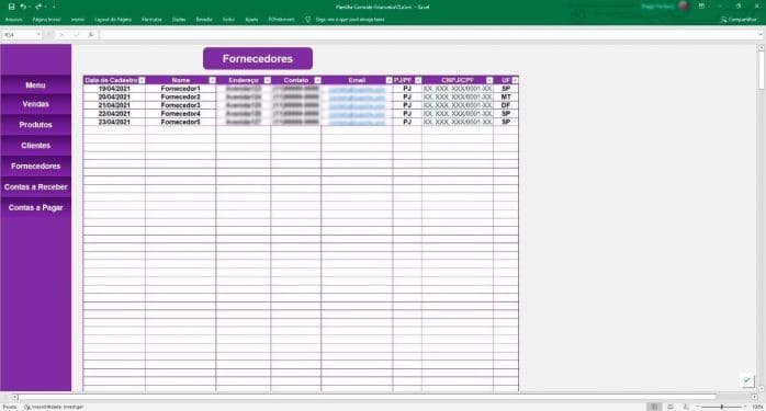 Planilha Simples Controle Estoque Financeiro Vendas Clientes