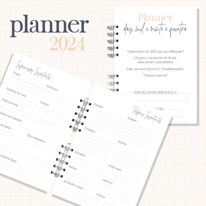 Planner 2024 Feminino