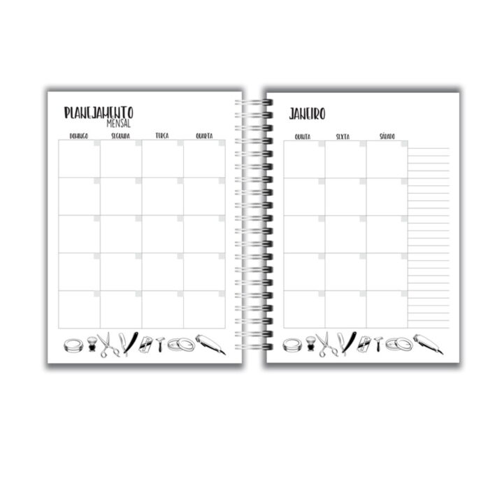 Planner Barbearia
