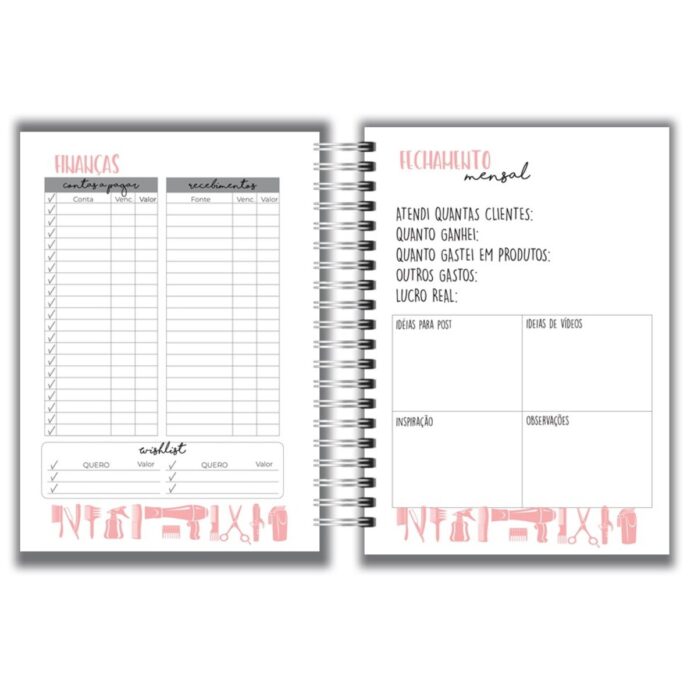 Planner Cabeleireira