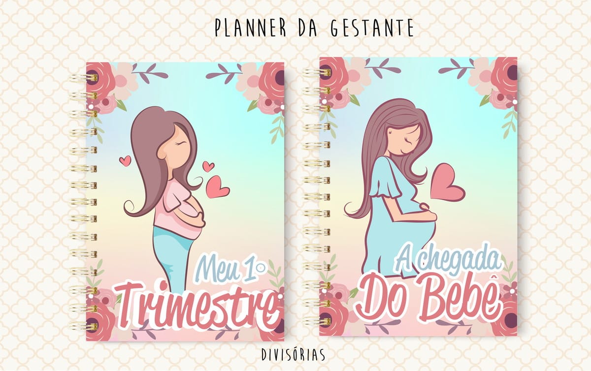 Planner da Gestante Digital com 145 Paginas para Imprimir 2 Planner da Gestante Digital com 145 Paginas para Imprimir - Imagem 2