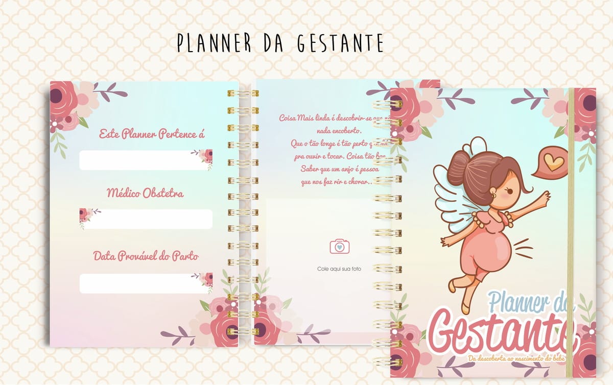 Planner da Gestante Digital com 145 Paginas para Imprimir 1 Planner da Gestante Digital com 145 Paginas para Imprimir
