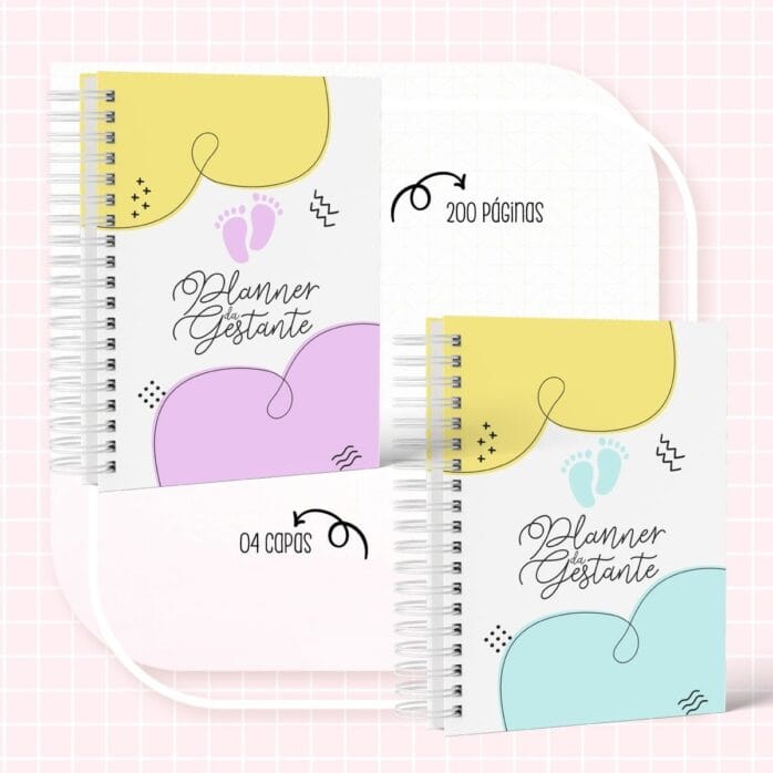 Planner da Gestante Colorido
