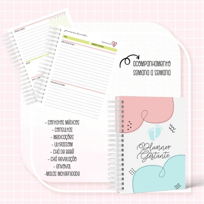 Planner da Gestante Colorido