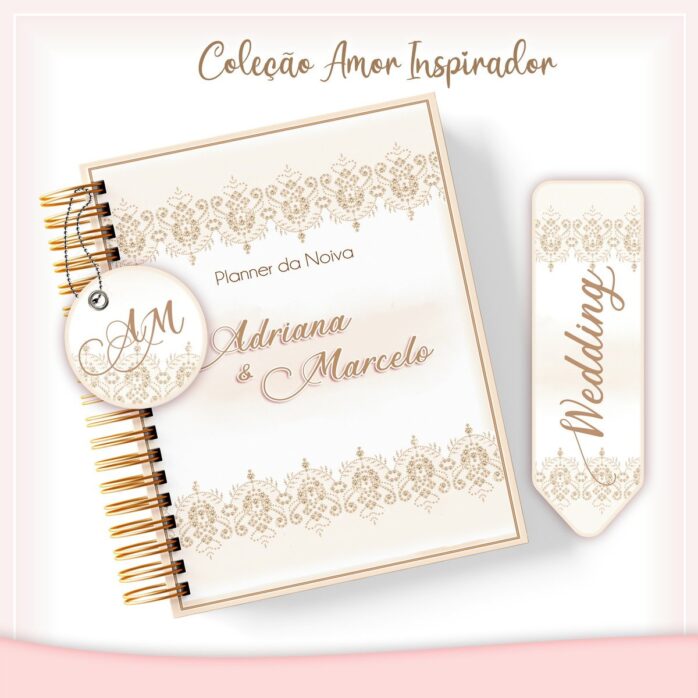 Planner da Noiva Dourado
