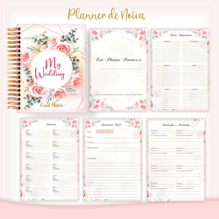 Planner da Noiva Rosa