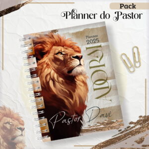 Planner da Pastora 2025 Arquivo Digital para Personalizar