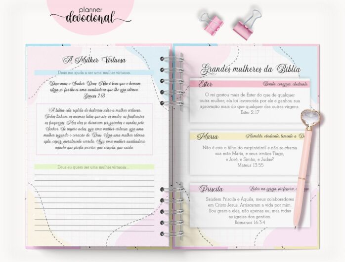 Planner Devocional "Ele é meu Deus"
