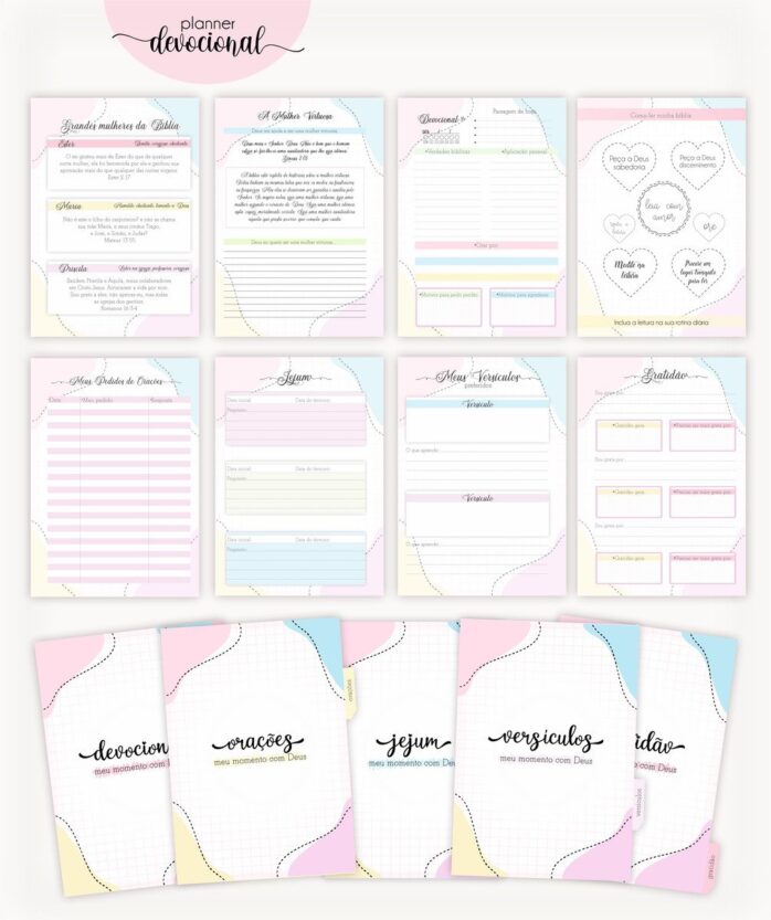 Planner Devocional "Ele é meu Deus"