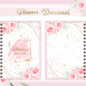 Planner Devocional Flor + Arte para Caneca