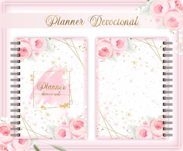 Planner Devocional Flor + Arte para Caneca
