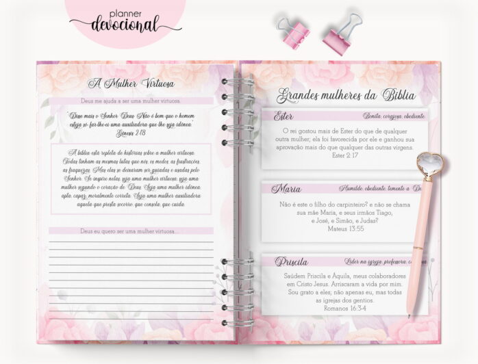 Planner Devocional "Orai sem cessar"
