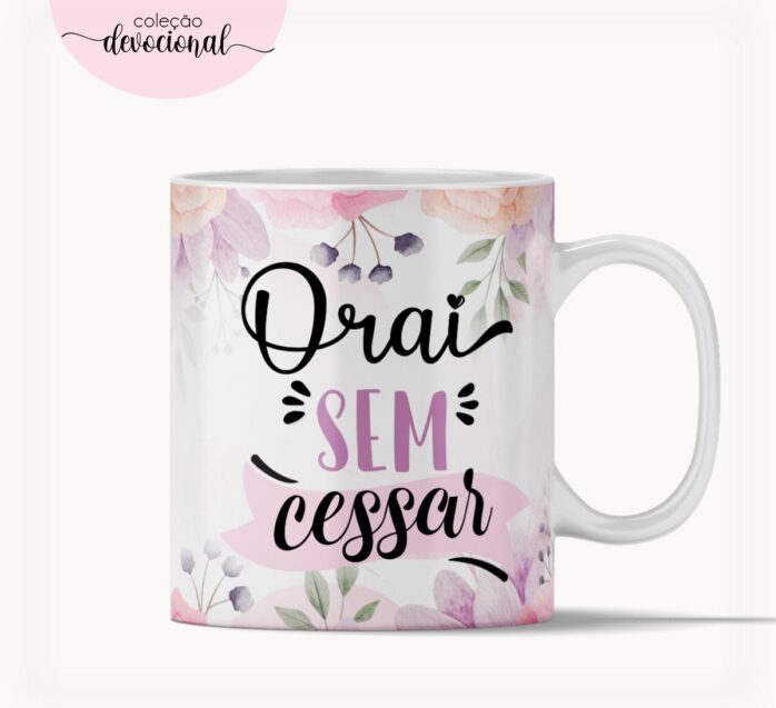 Planner Devocional "Orai sem cessar"
