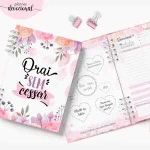 Planner Devocional "Orai sem cessar"