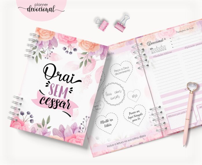 Planner Devocional "Orai sem cessar"