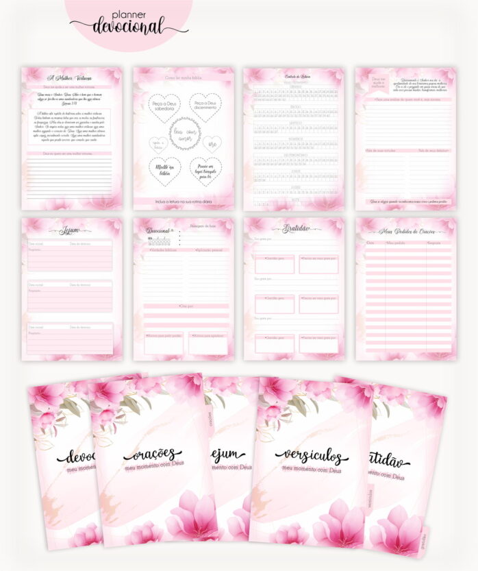 Planner Devocional "ROSAS"