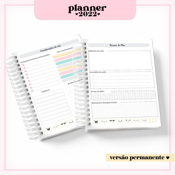 Planner Feminino Permanente 01