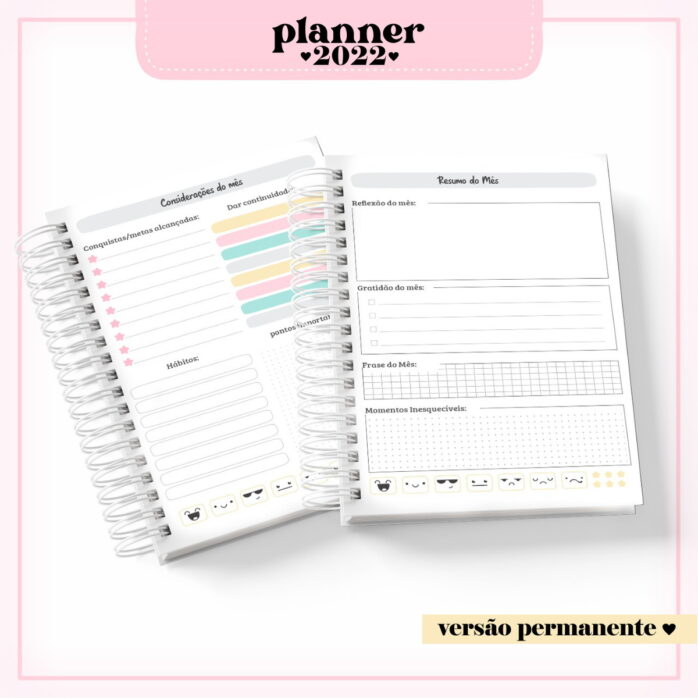 Planner Feminino Permanente 06