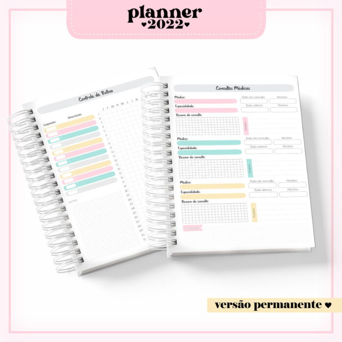 Planner Feminino Permanente 06