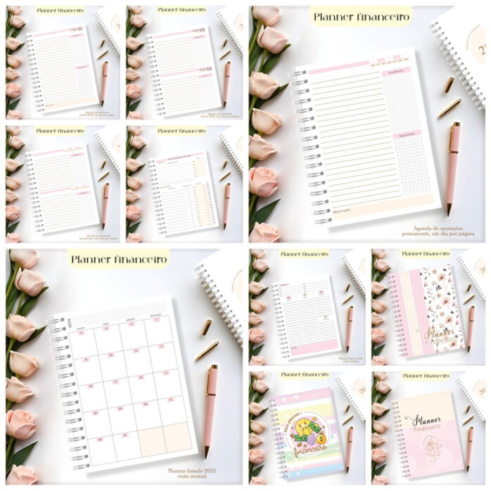 Planner Financeiro 2025 Feminino