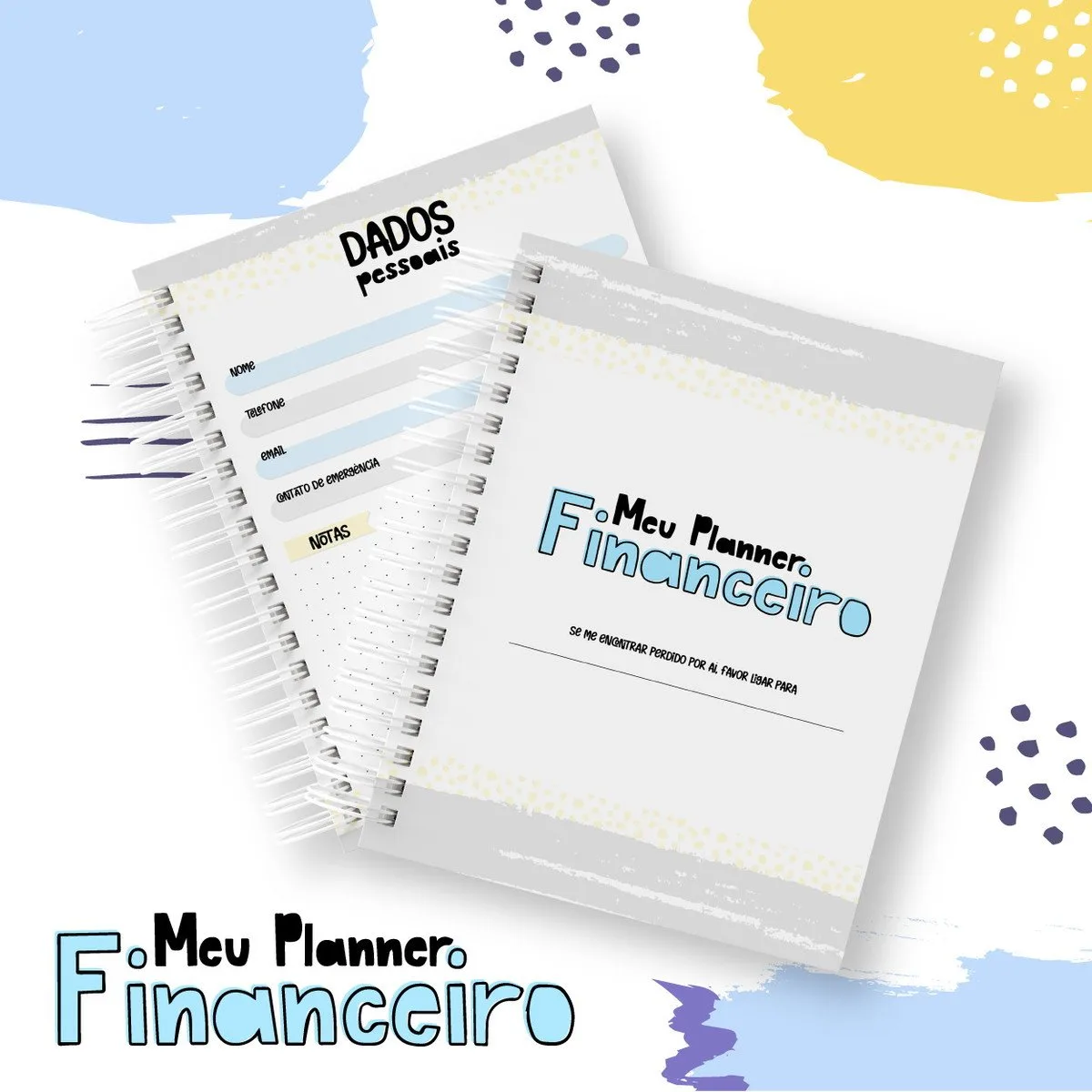 Planner Financeiro Teen Menino 2 Planner Financeiro Teen Menino