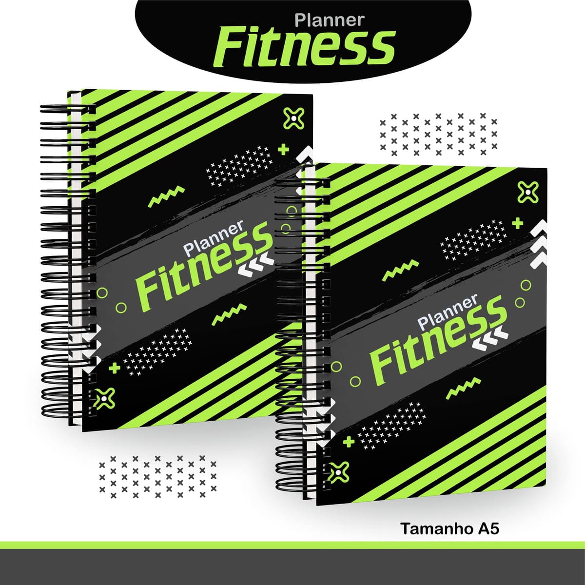 Planner Fitness Masculino Verde Digital Personalizado 1 Planner Fitness Masculino Verde Digital Personalizado