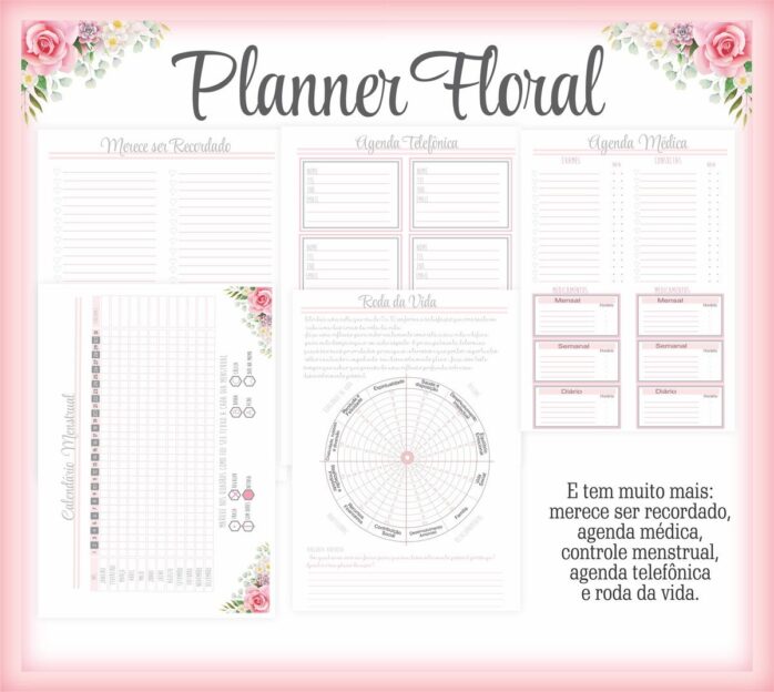 Planner Floral