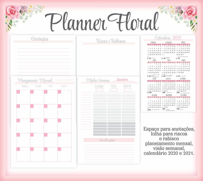 Planner Floral