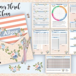 Planner Floral Clean