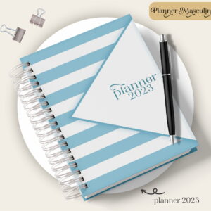 Planner Masculino Digital para Imprimir e Personalizar