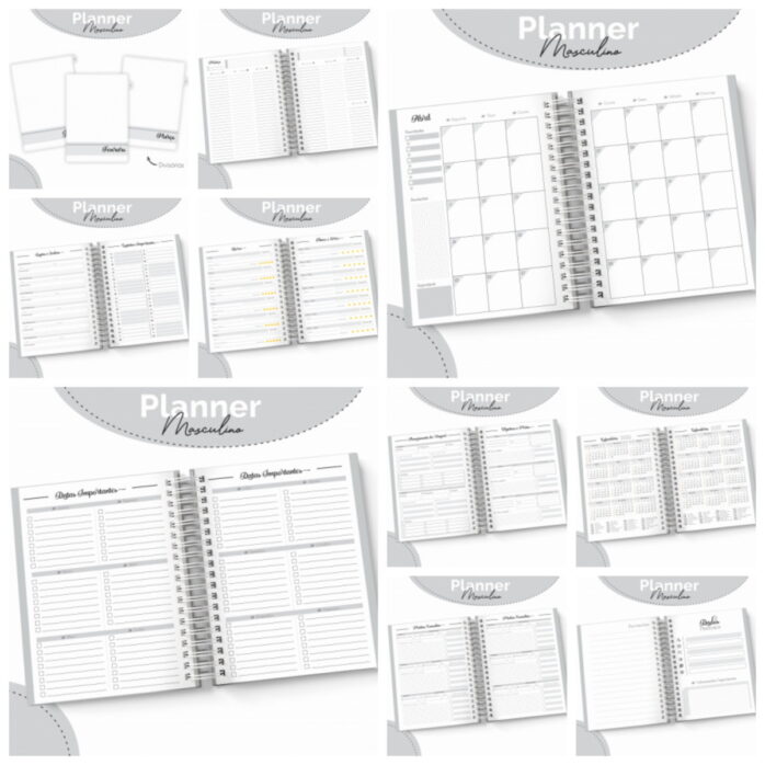 Planner Masculino Gratidão