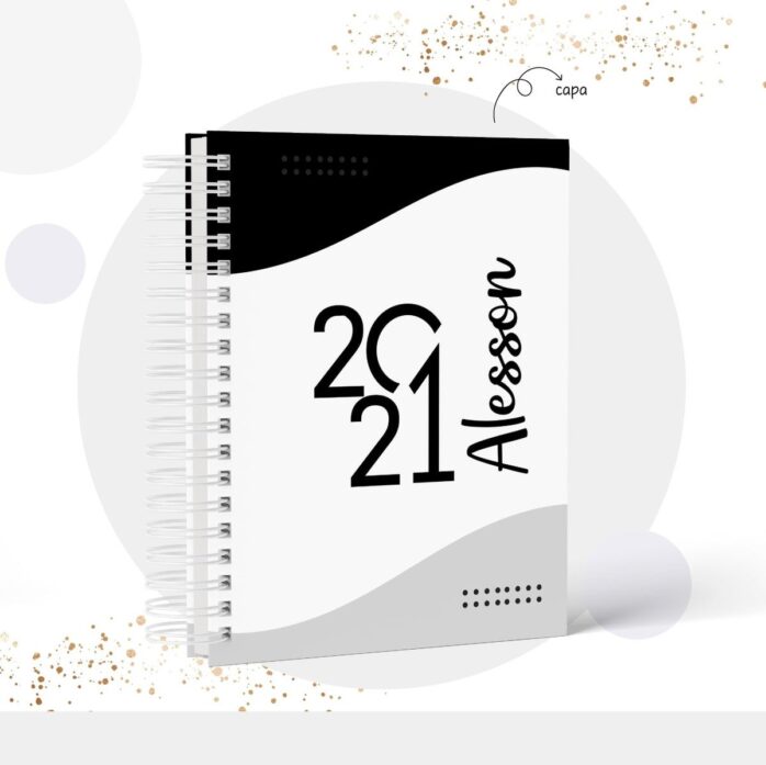 Planner Masculino Permanente e Datado
