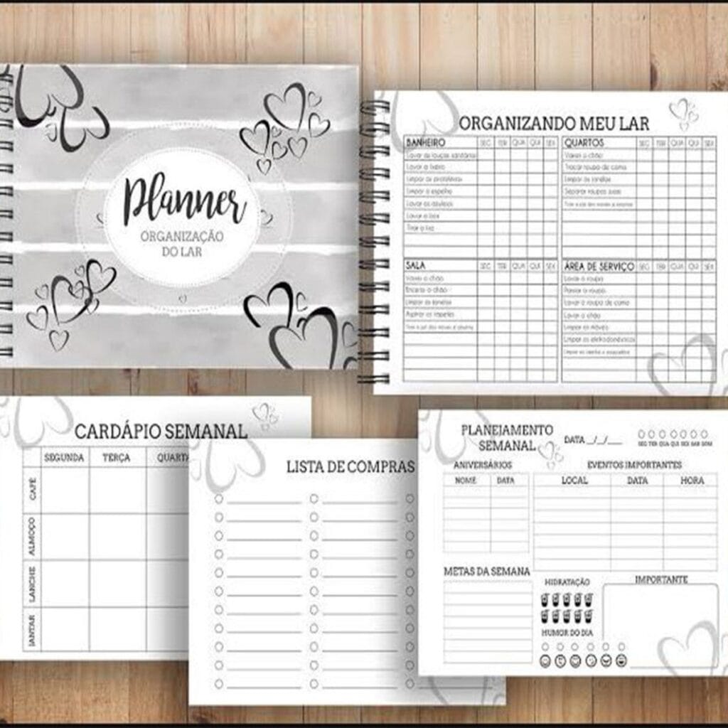 Planner Organização do Lar - Organize Sua Casa e Rotina