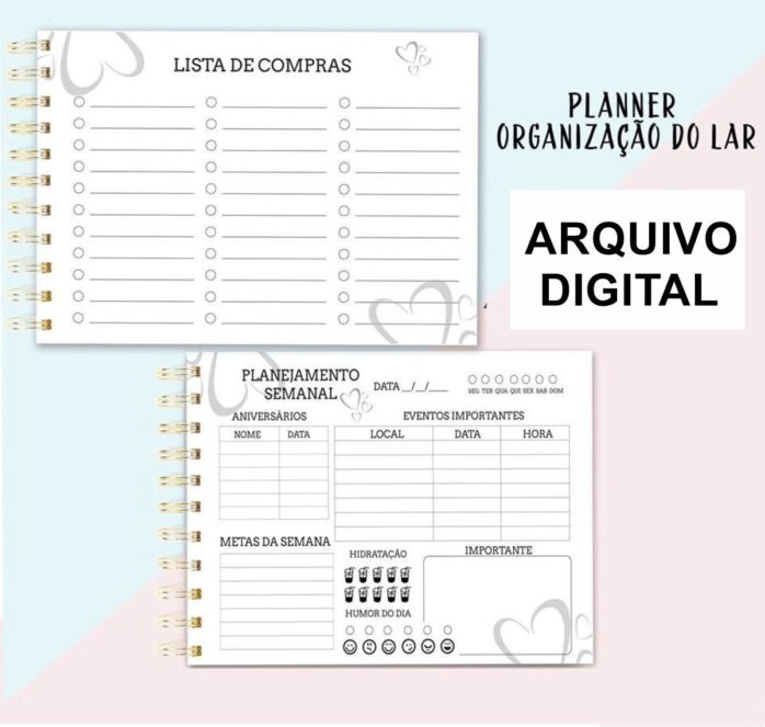 Planner Organização do Lar