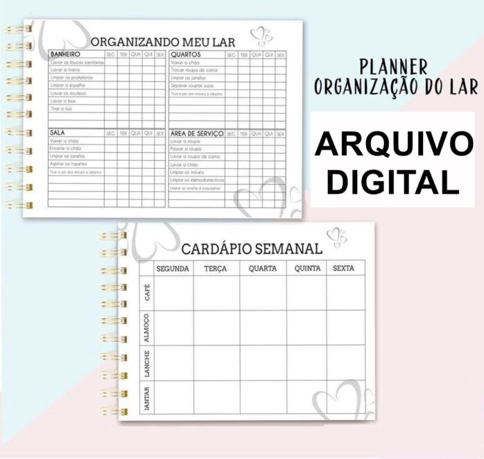 Planner Organização do Lar