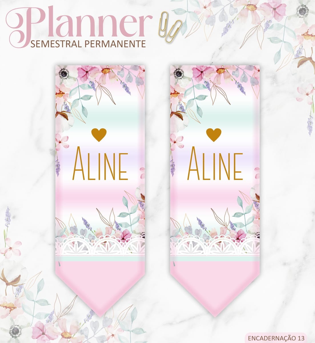 Planner Semestral Digital Floral Vintage para Imprimir 4 Planner Semestral Digital Floral Vintage para Imprimir - Imagem 4