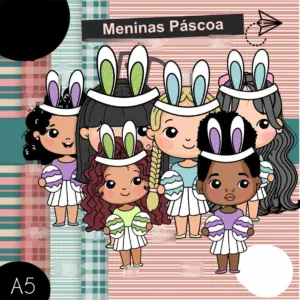Png Pascoa Personalizado Mascote Infantil Menino E Menina 5