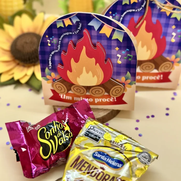 Porta Paçoca Balinha Mimo Bombom Festa Junina