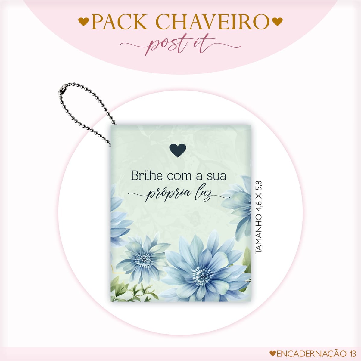 Post It Floral Digital com Frases para Imprimir 4 Post It Floral Digital com Frases para Imprimir - Imagem 4