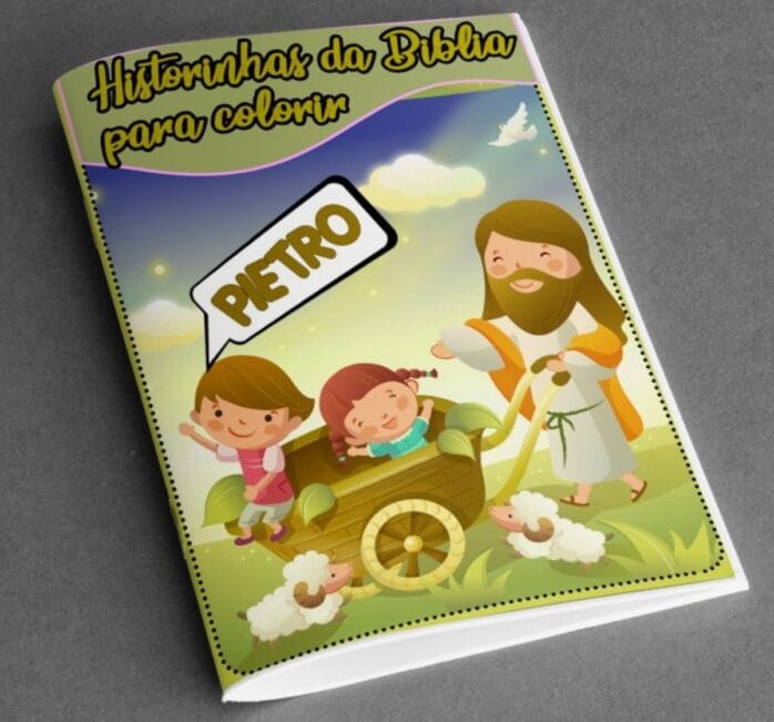 Revistinha Colorir Historinhas da Bíblia