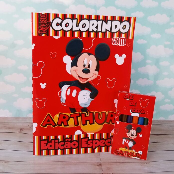 Revistinha Colorir Mickey