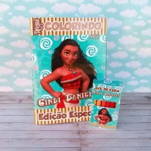 Revistinha Colorir Moana