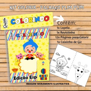 Revistinha Colorir Plim Plim