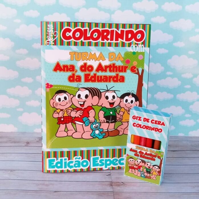 Revistinha Colorir Turma da Monica